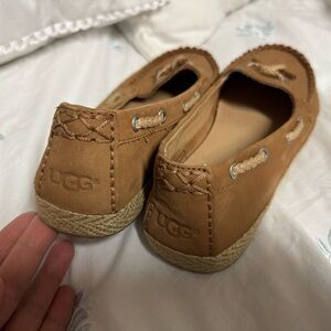 UGG Tan Leather Loafers